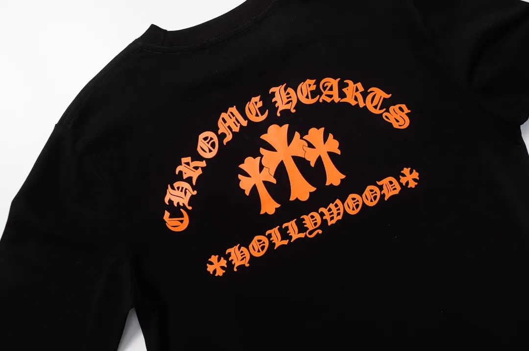 8822 Chrome Hearts logo New Arrival T ， 32 Breathable、Black White M 2XL